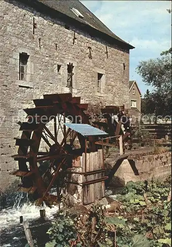 Eupen Collection Les Ardennes Pittoresques Vieux Moulin Alte Muehle Wasserrad Kat. 