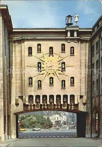 Bruxelles Bruessel Palais de Congres Horloge Kongresshalle Turmuhr Kat. 