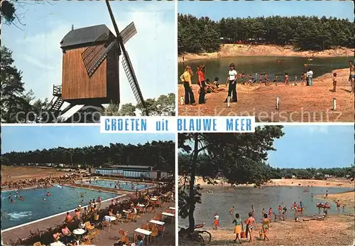 Lommel Camping Blauwe Meer Strand Muehle Kat. 