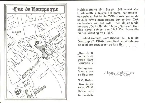 Brugge Hotel Residence Duc de Bourgogne Kat. 