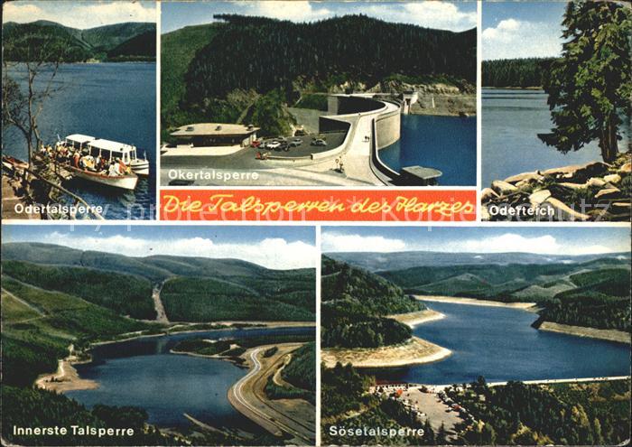 Harz Talsperren des Harzes Odertalsperre Soesetalsperre Kat. Nr