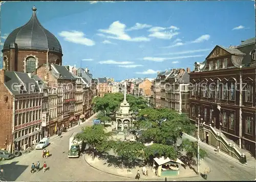 Luettich Marktplatz und Perron Kat. 