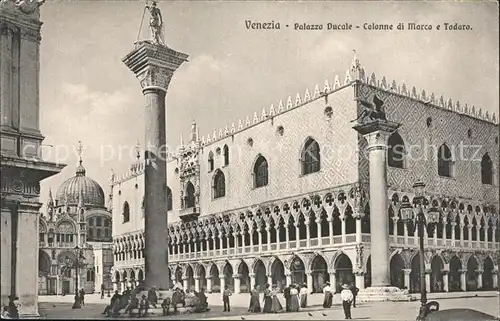 Venezia Venedig Palazzo Ducale Colonne Marco Todaro Kat. 