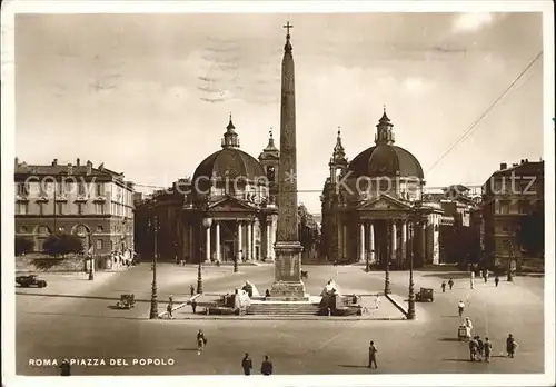 Roma Rom Piazza del Popolp Kat. 