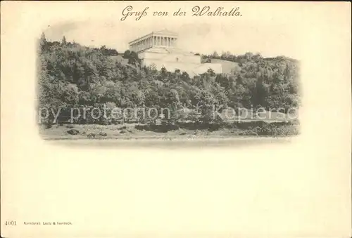 Kehlheim Regensburg Gruss von der Walhalla