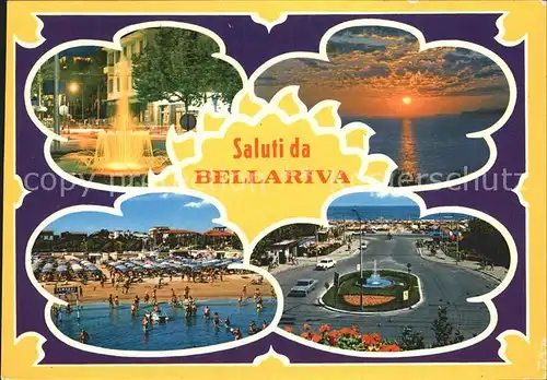 Riva del Garda Hotel Bellariva Strand Sonnenuntergang am Meer Kat. 