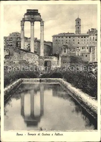 Roma Rom Tempio di Castore e Polluce Kat. 