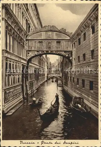Venezia Venedig Ponte di Sospiri Kat. 