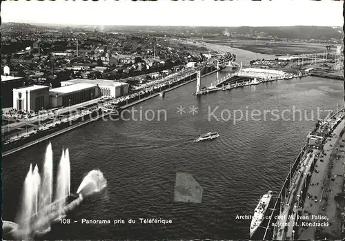 Liege Luettich Teleferique Fliegeraufnahme Brunnen Kat. Luettich