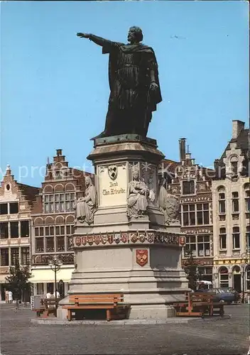 Gent Gand Flandre Jacob van Artevelde Denkmal Kat. 