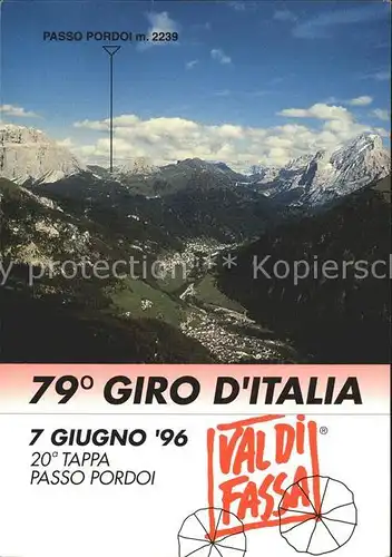 Canazei Suedtirol Giro d Italia 1979 Val di Fassa Panorama Kat. 