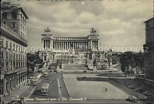 Roma Rom Piazza Venezia e Monument Vittorio Emanuele Kat. 