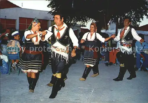 Rhodos Rhodes aegaeis Griechische Folkloregruppe Trachten von Embona Kat. 