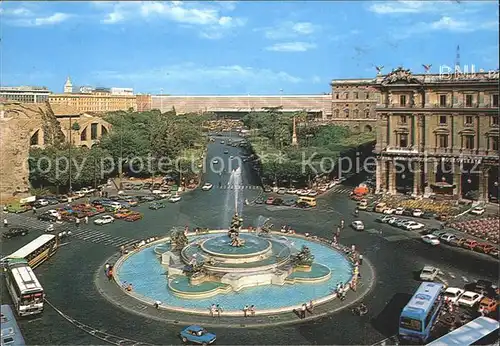 Roma Rom Esedera Platz und Bahnhof Terminal Kat. 