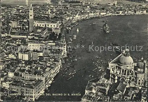 Venezia Venedig Fliegeraufnahme Bacino S. Marco Kat. 