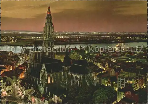 Antwerpen Anvers Kathedrale Schelde  Kat. 