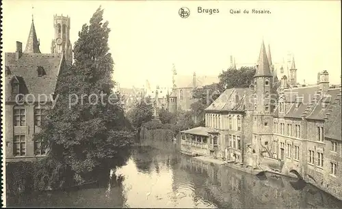 Bruges Flandre Quai du Rosaire Kat. 