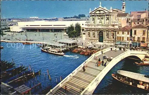 Venezia Venedig Ponte degli Scalzi e Stazione Kat. 