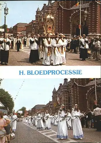 Hoogstraat Oost Vlaanderen H. Bloedprocessie   Kat. 