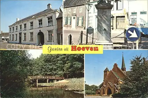 Hoeven Antwerpen Stadtansichten Denkmal Kirche  Kat. 