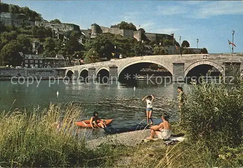Namur Wallonie Pont de Jambes et Citadelle Kat. 