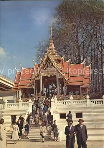 Bruxelles Bruessel Exposition Universelle 1958 Pavillon de la Thailand Kat. 