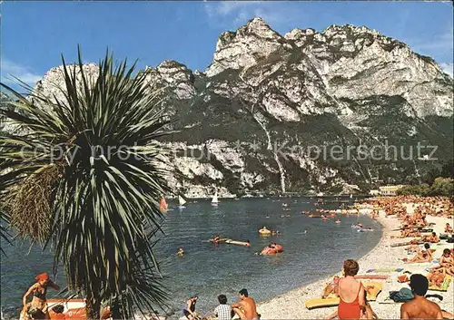 Riva del Garda Strandleben am Gardasee Kat. 