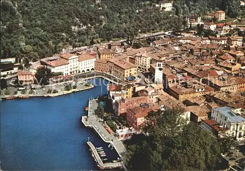 Riva del Garda Porto veduta aerea Hafen Gardasee Fliegeraufnahme Kat. 