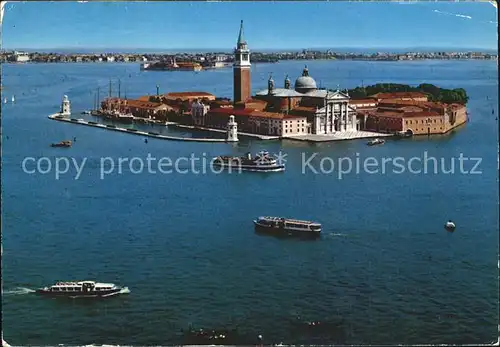 Venezia Venedig Isola di San Giorgio Maggiore veduta aerea Kat. 