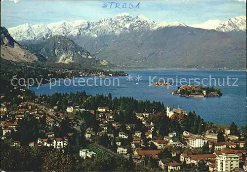 Stresa Lago Maggiore Panorama Alpen