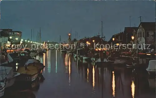 Cervia Porto Canale notturno Kat. 