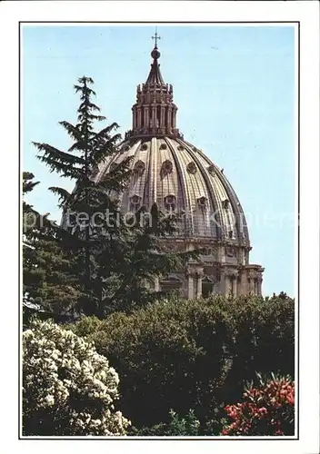 Roma Rom Cupola della Basilica di San Pietro Giardini Vaticani Kuppel Petersdom Vatikan Kat. 