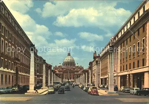 Roma Rom Via della Concillazione e San Pietro Petersdom Kat. 