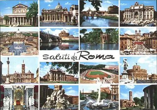 Rom Roma Sehenswuerdigkeiten der Stadt Kat. 