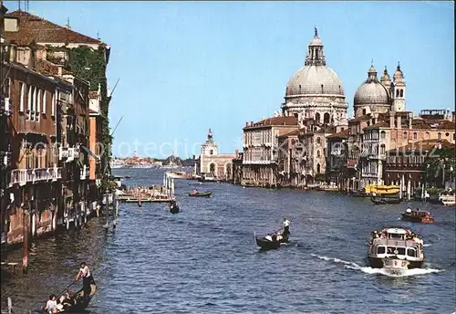 Venezia Venedig Canal Grande Cupole della Salute Salutekuppel Kat. 