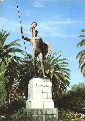 Kepkypa Corfu Statue Achilles  Kat. 