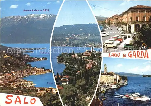 Salo Lago di Garda Panorama Gardasee Monte Baldo Kat. 