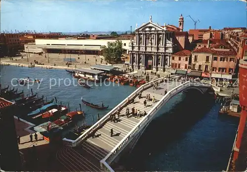 Venezia Venedig Bahnhof Kirche Scalzi Bruecke  Kat. 