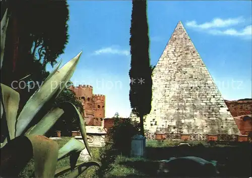 Roma Rom Pyramide des Caius Cestius Kat. 