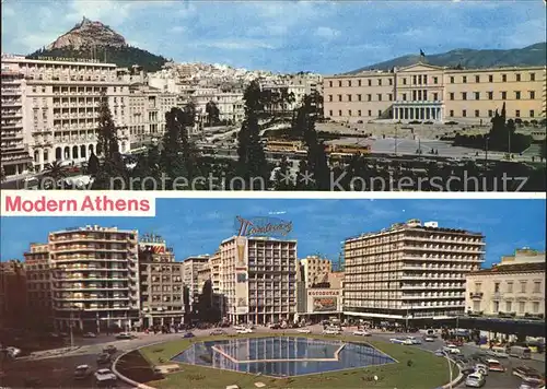 Athen Griechenland Syntagma Platz Omonia Platz Kat. 