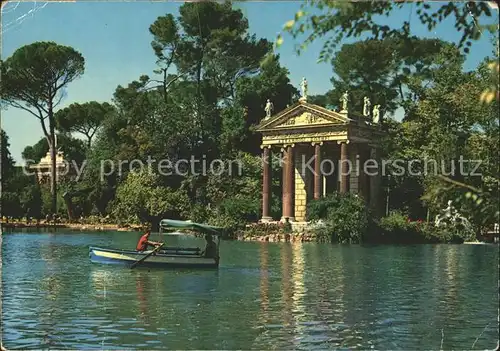 Roma Rom Villa Borghese Il Laghetto Kat. 