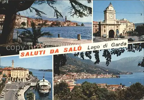 Salo Lago di Garda Kirche Hafen  Kat. 