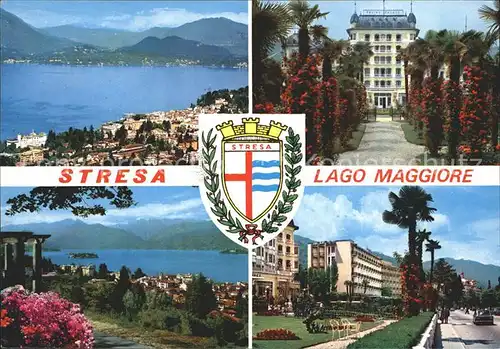 Stresa Lago Maggiore Panorama Regina Palace Hotel Promenade