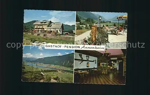 Techendorf Weissensee Gasthof Pension Annenheim Kat. 