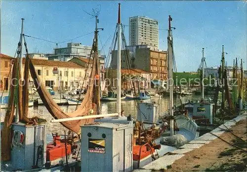 Riviera Adriatica Rimini Hafen Kanal Kat. Italien