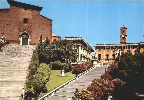 Roma Rom Campidoglio e Chiesa di Santa Maria in Aracoeli Kapitol Kirche Kat. 