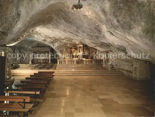 Monte Sant Angelo Basilica Santuario San Michele Grotta delle Apparizioni Wallfahrtskirche Grotte Kat. 