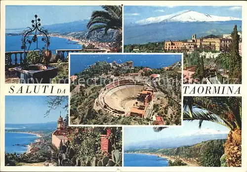Taormina Sizilien Theaterruine  Kat. 