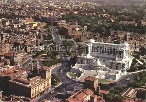Roma Rom Fliegeraufnahme Piazza Venezia Kat. 