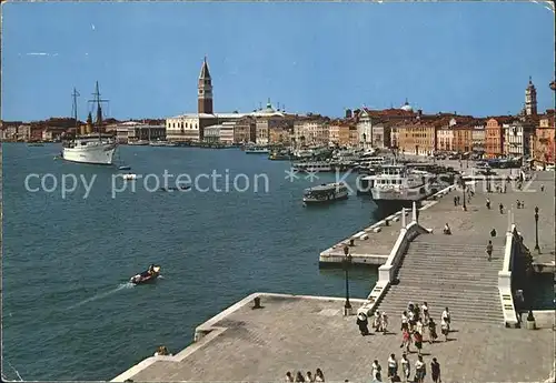 Venezia Venedig Bacino San Marco Hafen  Kat. 